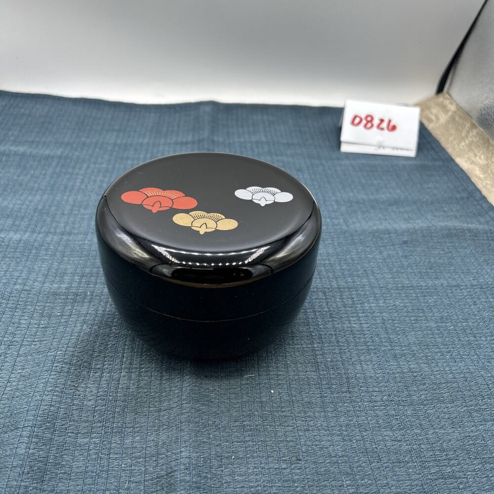 Japanese Natsume Tea Caddy Tamae Ball Design Hounsai Style Sokei Miyata
